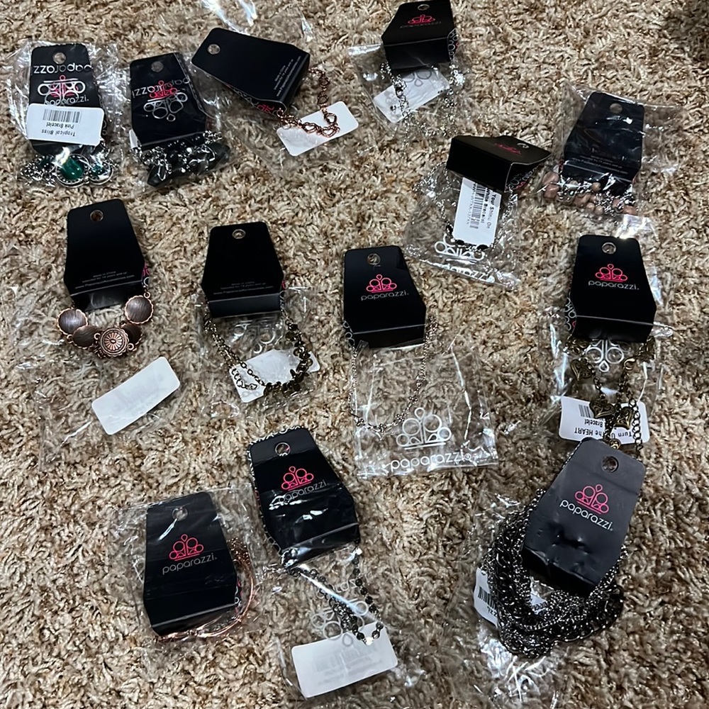Paparazzi clasp bracelets lot of 13 BNWT
